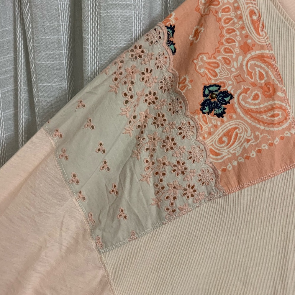 ✨NWT✨ We The Free Feelin It Tee Peach - Picture 5 of 8